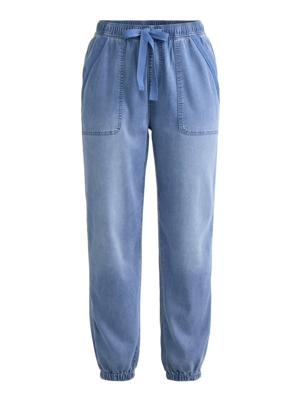 Time & Tru Women Drawstring Elastic Waist Parachute Relaxed Jogger XXL 22 - Picture 6 of 8